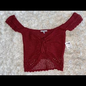 Charlotte Russe Crochet Top